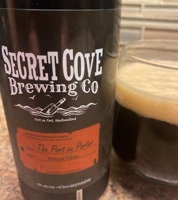The Port au Porter 6.0%, Secret cove brewing co, Canada