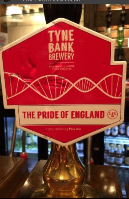 The Pride Of England 3.8%, Tyne Bank Brewery, England