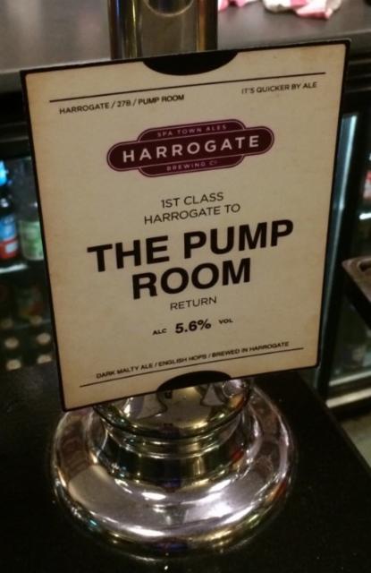 The Pump Room 5.6%, Harrogate Brewing Co., England