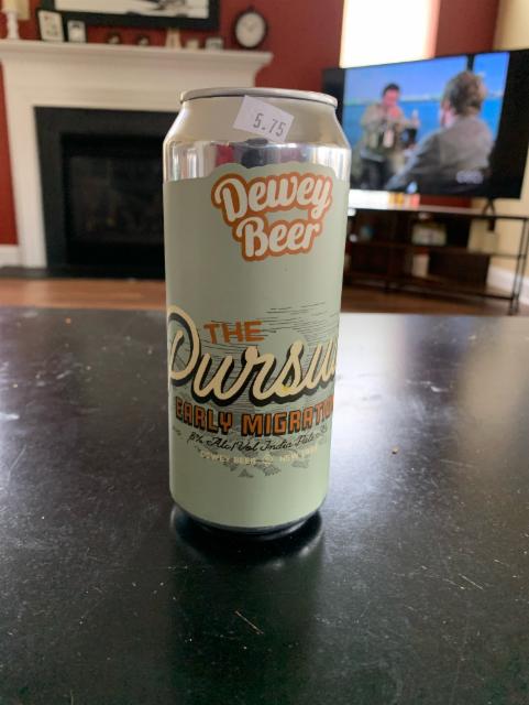 The Pursuit - Early Migration 8.0%, Dewey Beer Company, United States