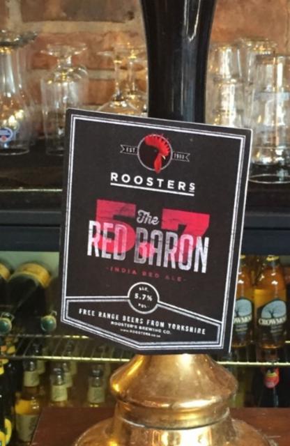 The Red Baron 5.7%, Rooster's Brewing Co., England