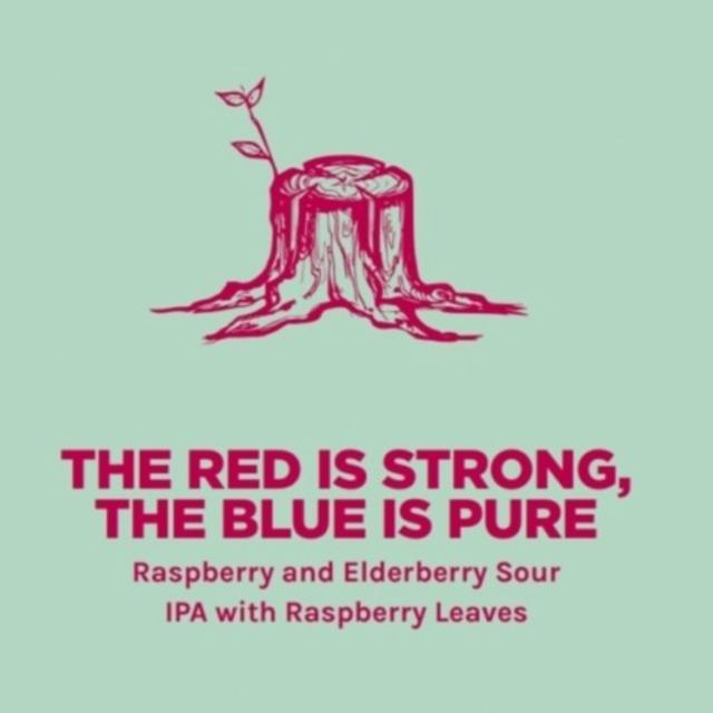 The Red Is Strong, The Blue Is Pure 6.5%, Pomona Island Brew Co, England