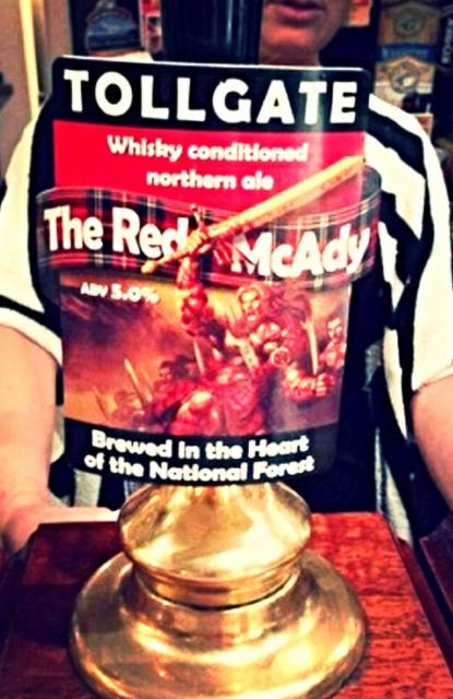 The Red McAdy 5.0%, Tollgate Brewery Ltd, England