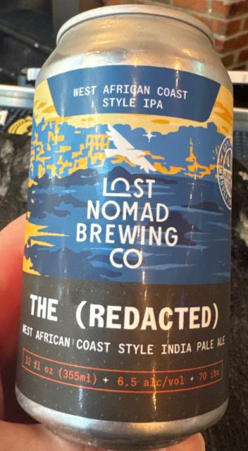 The (Redacted) 6.5%, Lost Nomad Brewing Co, United States