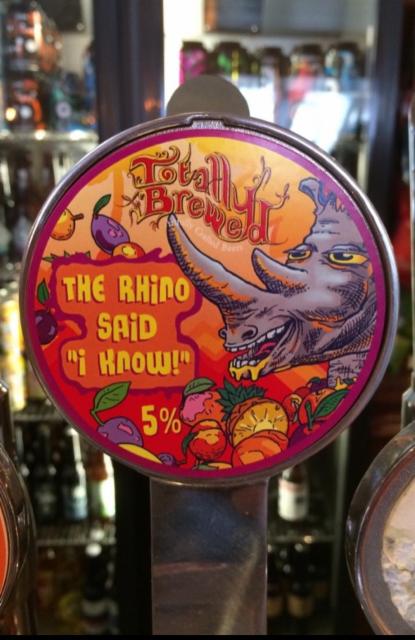 The Rhino Said "I Know" 5.0%, Totally Brewed Limited, England