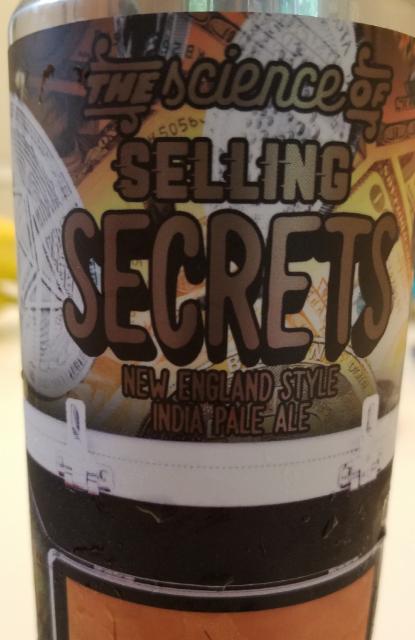 The Science Of Selling Secrets 7.0%, Destination Unknown Beer Company, United States