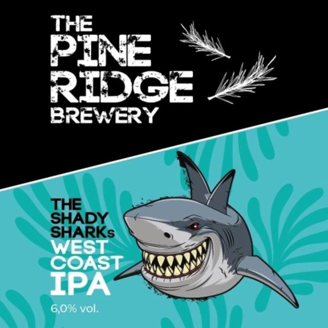 The Shady Shark's West Coast IPA, The Pine Ridge Brewery