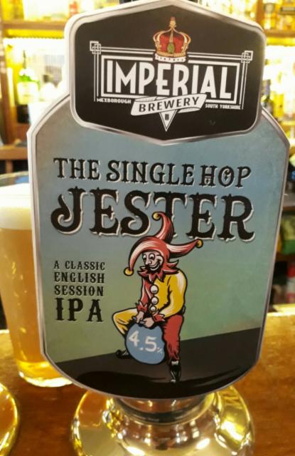 The Single Hop Jester 4.5%, Imperial Brewery, England