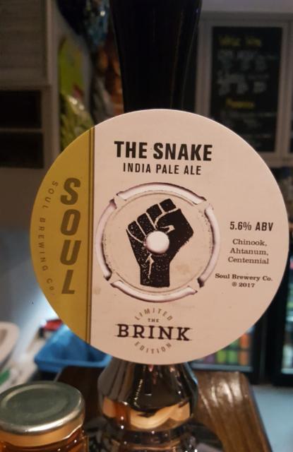 The Snake 5.6%, Soul Brewing Co., England