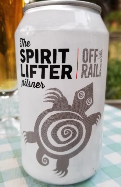 The Spirit Lifter Pilsner 5.2%, Off the Rail Brewing, Canada