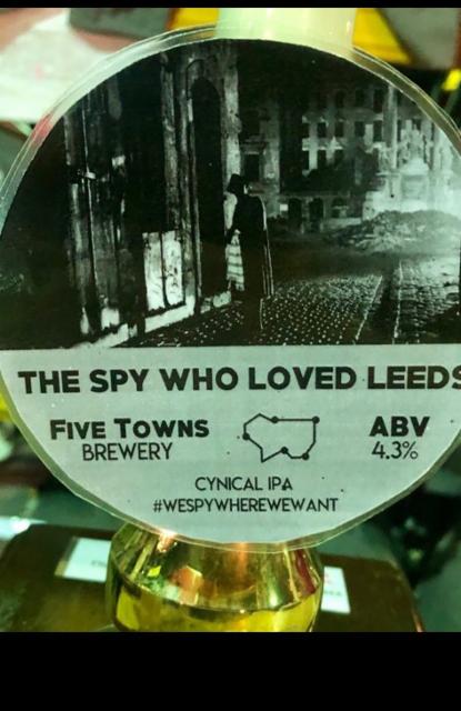 The Spy Who Loved Leeds 4.3%, Five Towns Brewery, England