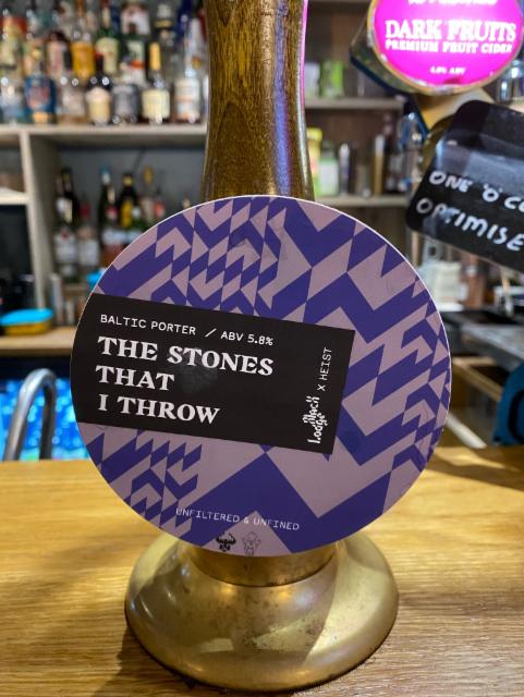 The Stones That I Throw 5.8%, Black Lodge Brewing, England
