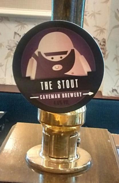 The Stout 5.2%, Caveman Brewery, England