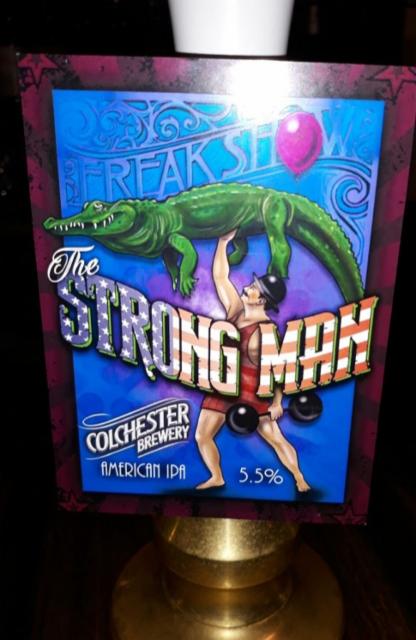 The Strong Man 5.5%, Colchester Brewery, England