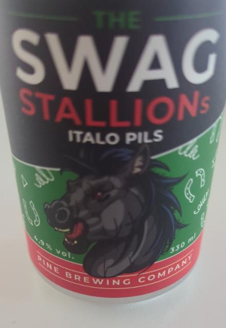 the swag stallion's italo pils, Pine Brewing Company