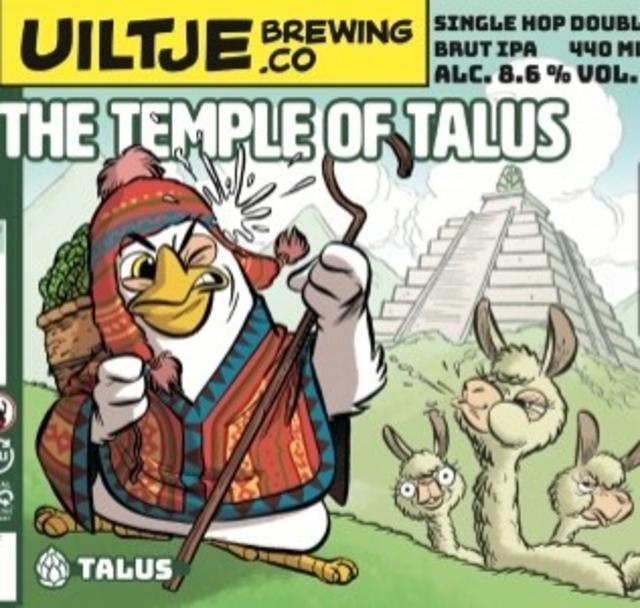 The Temple Of Talus 8.6%, Uiltje Brewing Co, Netherlands