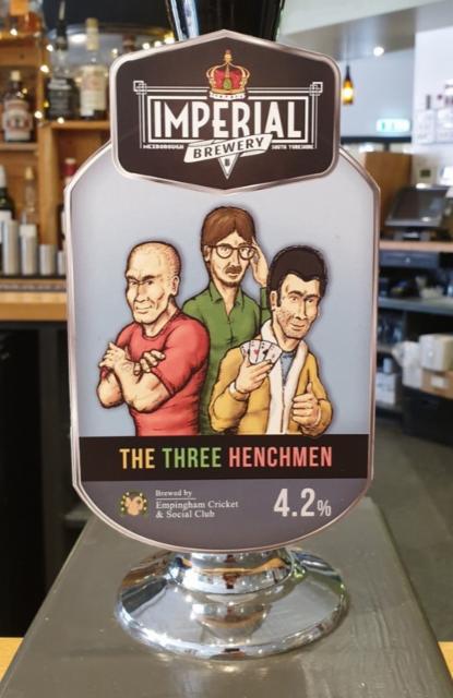 The Three Henchmen 4.2%, Imperial Brewery, England