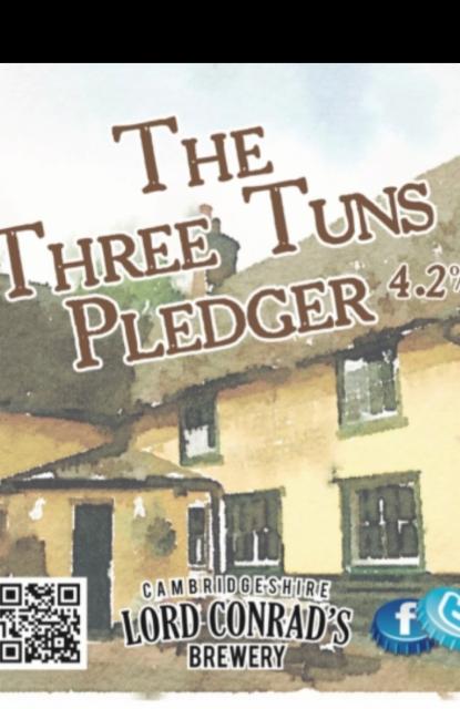 The Tree Tuns Pledger 4.2%, Lord Conrad's Brewery, England