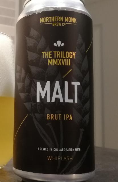 The Trilogy MMXVIII: Malt 4.5%, Northern Monk Brew Co., England