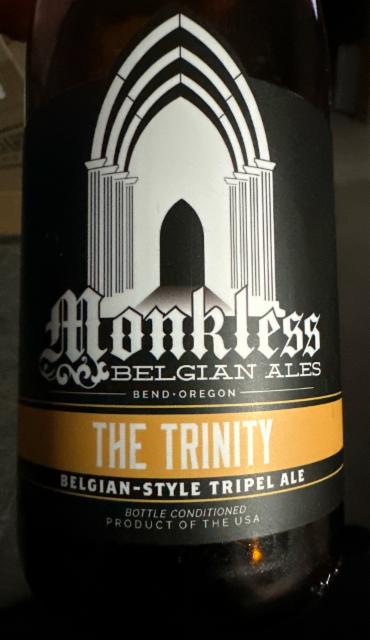 The Trinity 8.1%, Monkless Belgian Ales, United States