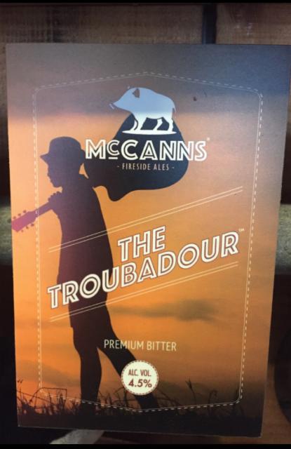 The Troubadour 4.5%, McCanns, England