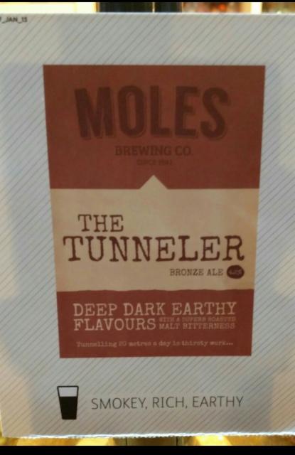 The Tunneler 4.6%, Moles Brewery, England