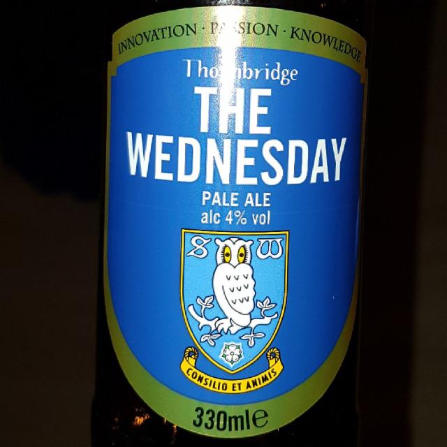 The Wednesday Pale Ale 4.0%, Thornbridge Brewery, England