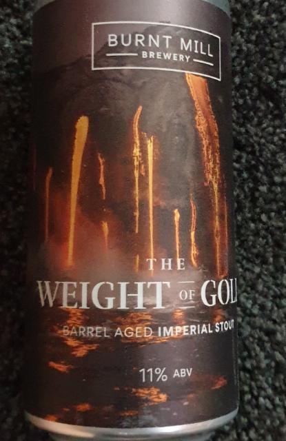The Weight of Gold 11.0%, Burnt Mill Brewery, England