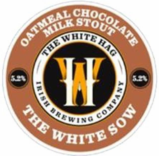 The White Sow - Oatmeal Chocolate Milk Stout 5.2%, The White Hag Brewing Company, Ireland