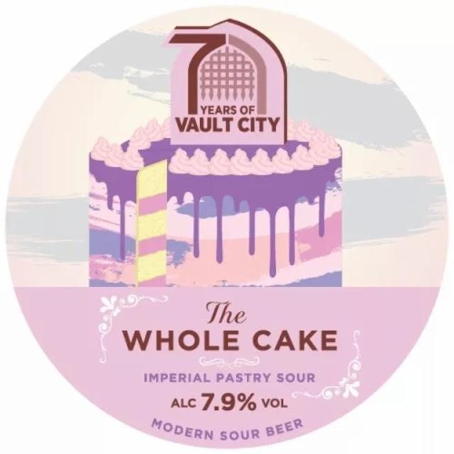 The Whole Cake 7.9%, Vault City Brewing, Scotland