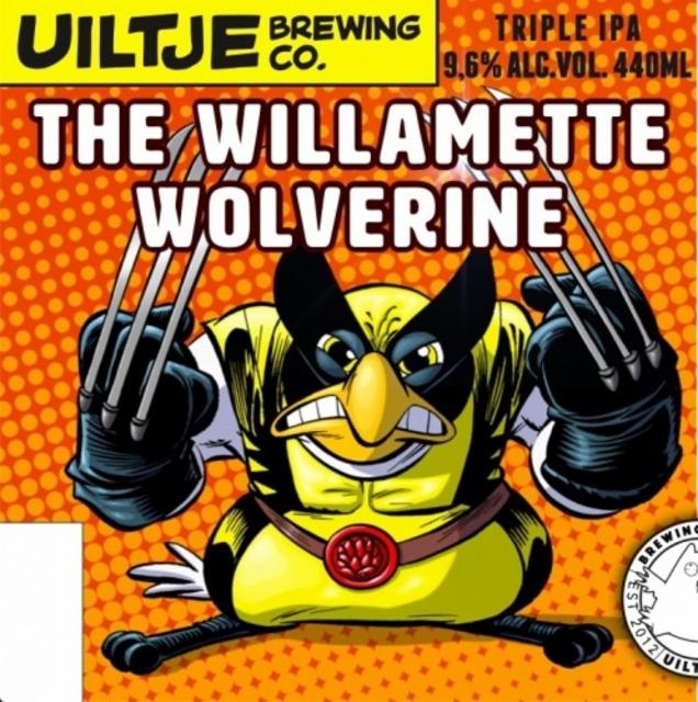 The Willamette Wolverine 9.6%, Uiltje Brewing Co, Netherlands