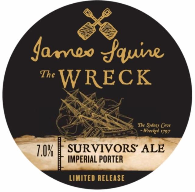 The Wreck Survivors' Ale 7.0%, James Squire Brewhouse, Australia