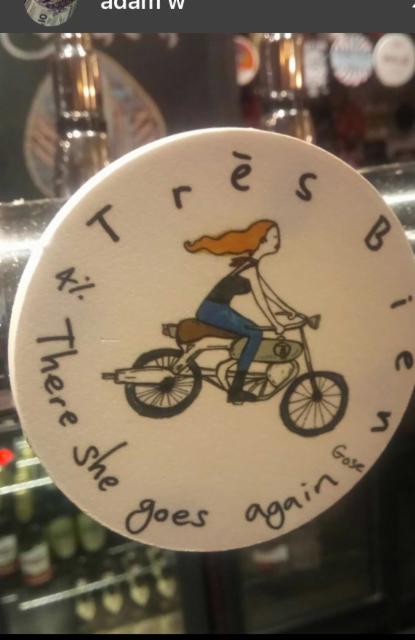 There She Goes Again 4.0%, Tres Bien Brewery, England