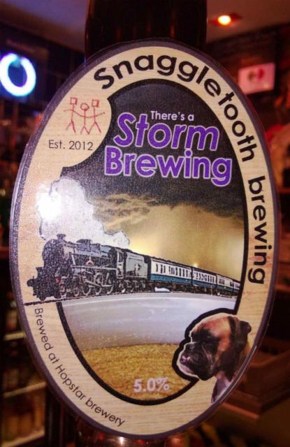 There's A Storm Brewing 5.0%, Snaggletooth Brewing, England