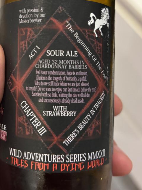 There's Beauty In Tragedy 8.0%, White Pony Microbirrificio, Italy