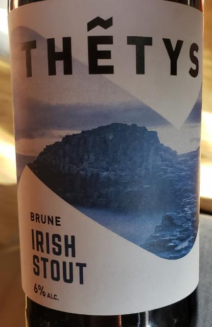 Thétys Irish Stout 6.0%, Brasserie Thétys, France