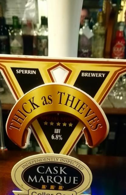 Thick As Thieves 6.8%, Sperrin Brewery, England