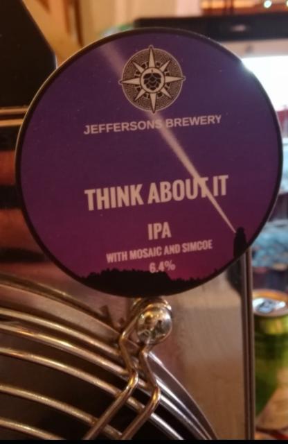 Think About It 6.4%, jeffersonsbrewery.co.uk, England