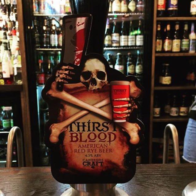 Thirst Blood American Red Rye Beer 4.3%, Camerons Brewing Company, England