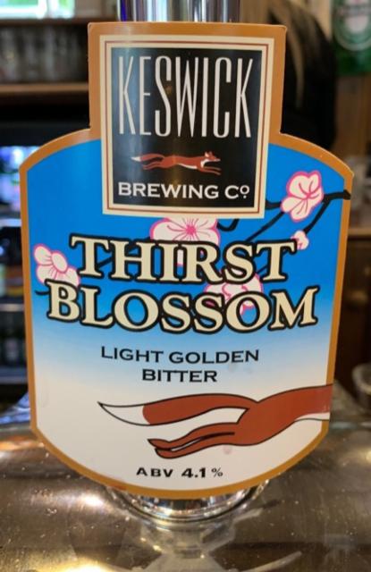 Thirst Blossom 4.1%, Keswick Brewing, England