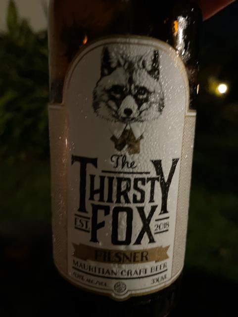 Thirsty fox 4.8%, Oxenham Craft Brewery, Mauritius