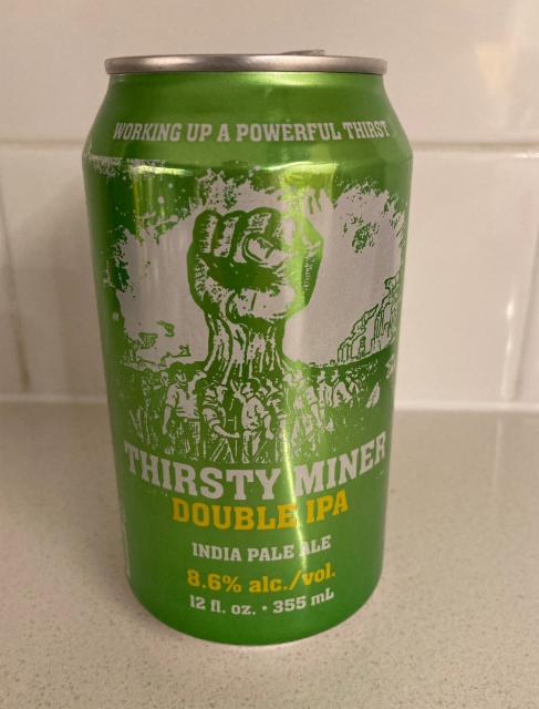 Thirsty Miner Double Ipa 8.6%, Rhinelander Brewing Company, United States