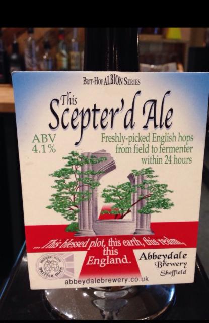 This Scepter'd Ale 4.1%, Abbeydale Brewery, England