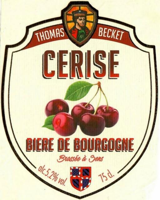 Thomas Becket Cerise 5.2%, Brasserie Larché, France