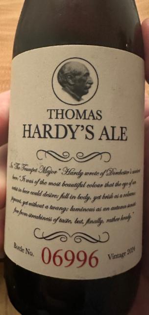 Thomas Hardy's Ale (2024) 11.3%, Hepworth & Co. Brewers Ltd., England