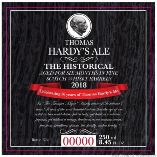 Thomas Hardy's Ale: The Historical (2018) 13.7%, Meantime Brewing, England