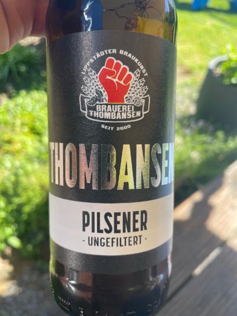 Thombansen Pilsener ungefiltert, Lippstädter Brauerei Thombansen