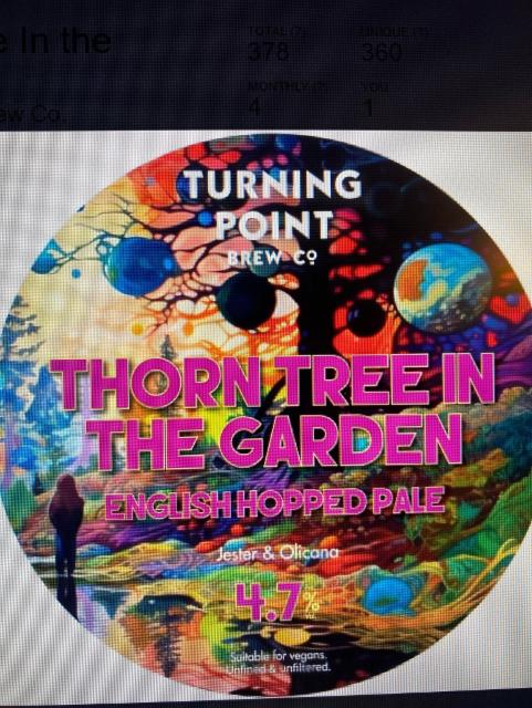 Thorn Tree in the Garden 4.7%, Turning Point Brew Co., England