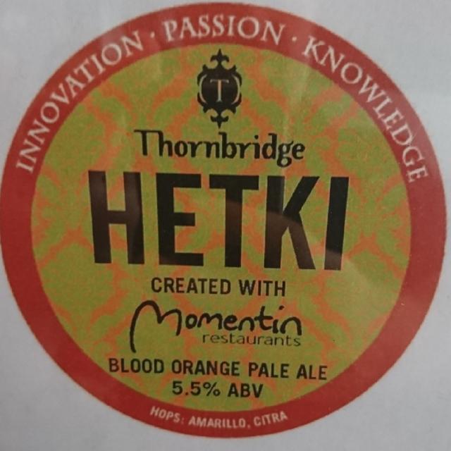 Hetki 5.5%, Thornbridge Brewery, England