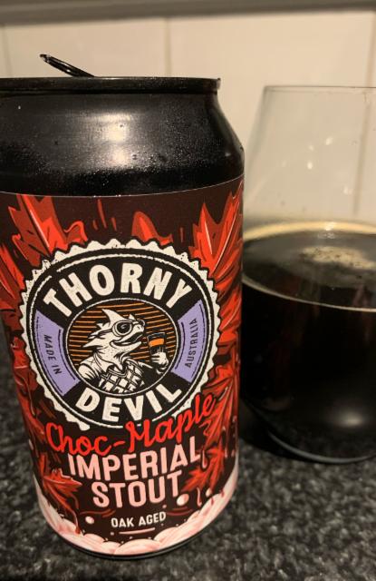 Thorny Devil Choc-Maple Imperial Stout, Thorny Devil